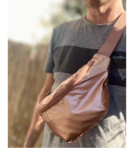 Loqi Bum Bag Rose Gold Recycled